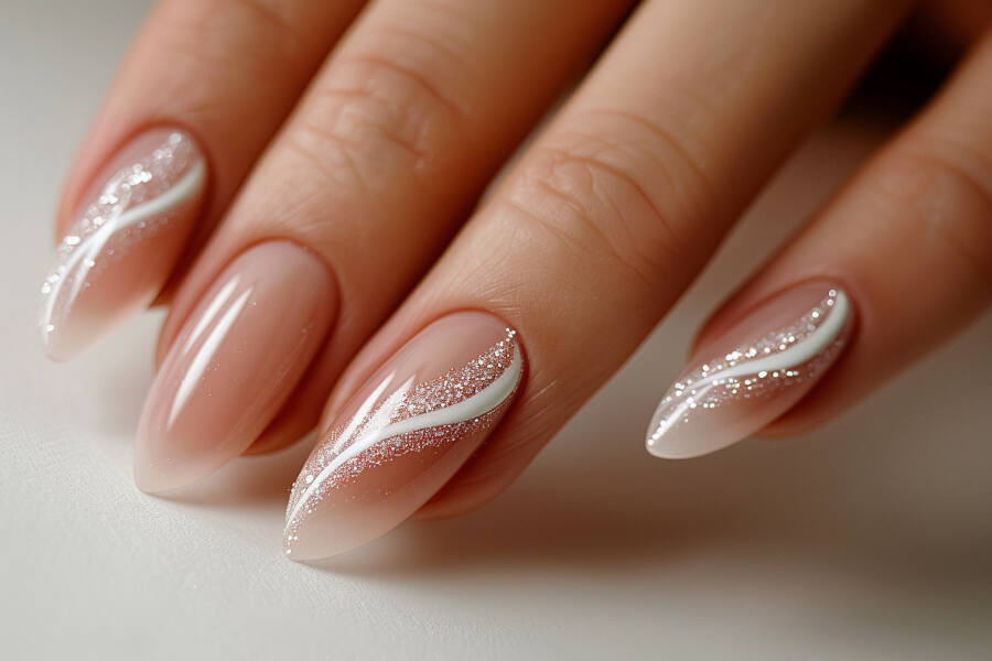 French manicure with creative variations