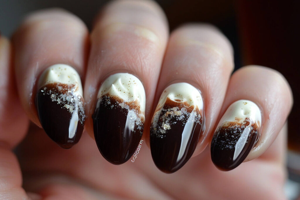 Guinness-Inspired Nails