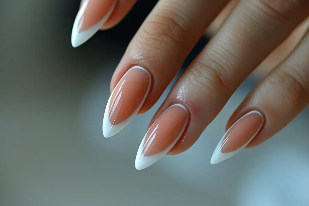 Reverse French Tip Nails