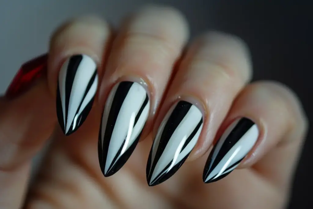 Striped French Tip