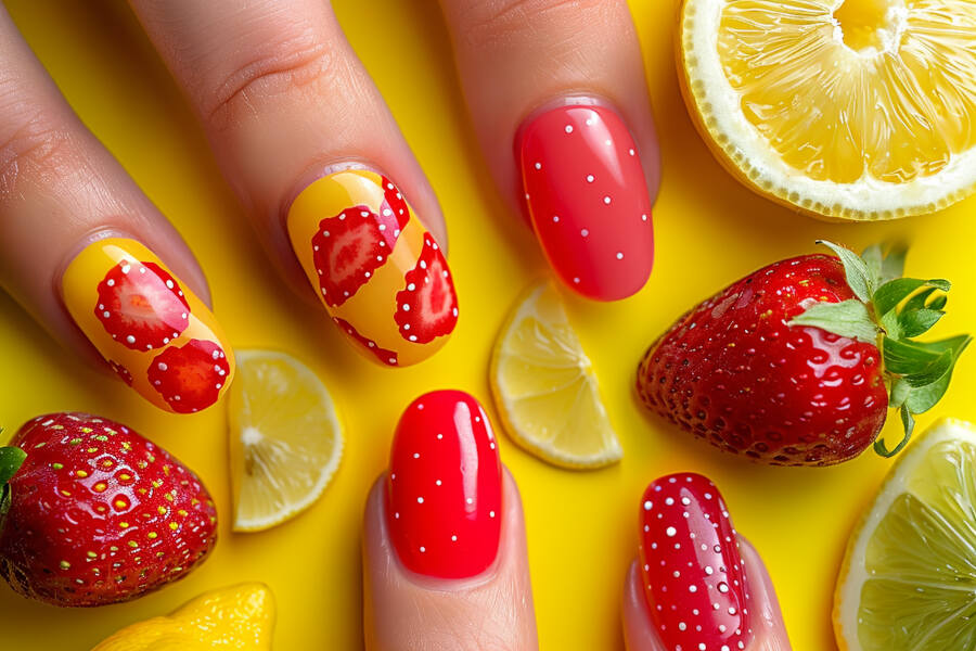 fruit-inspired nail designs