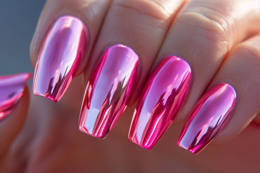 futuristic twist on hot pink