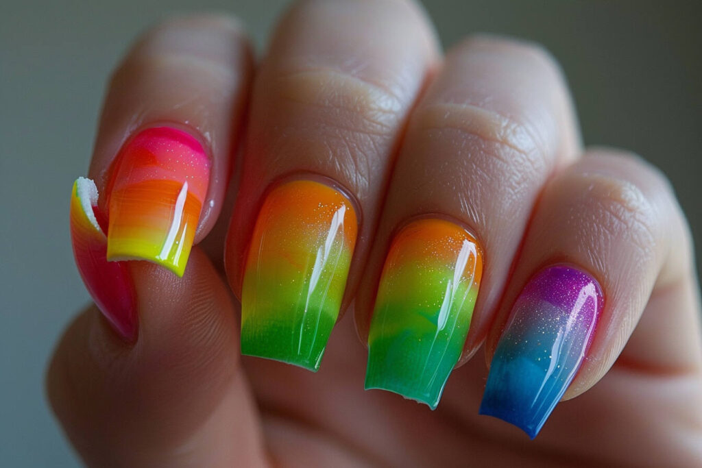 luck of the Irish with a fun and colorful rainbow gradient