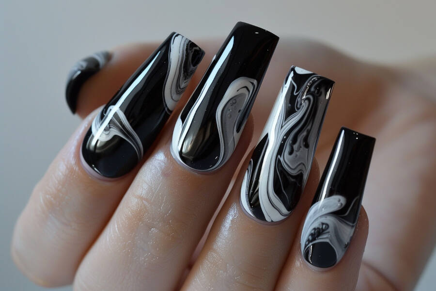 marble coffin nails