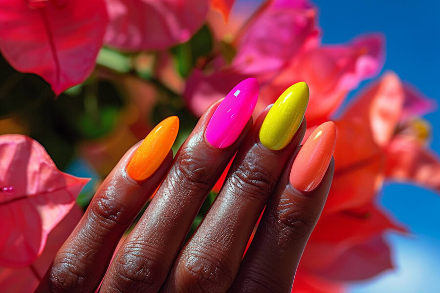 nails with a youthful and playful vibe