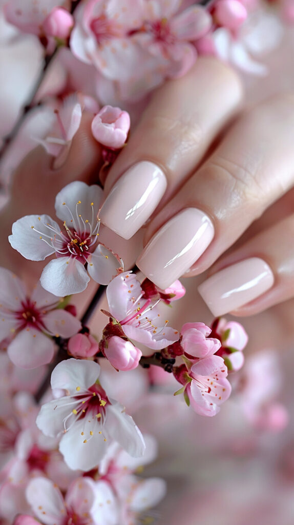 Almond nail polish