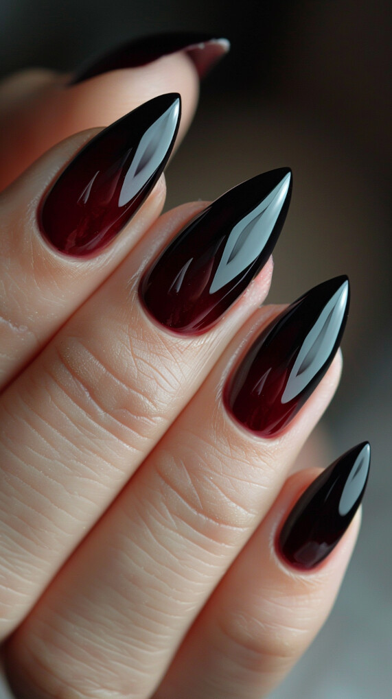 Classic Maroon with Black Tips