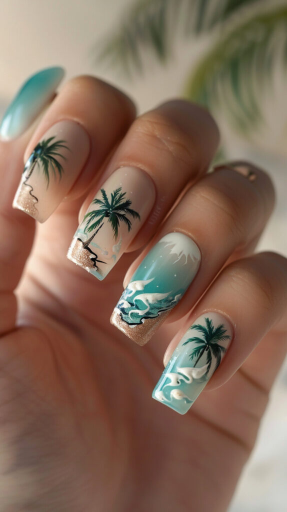 Island Getaway nails