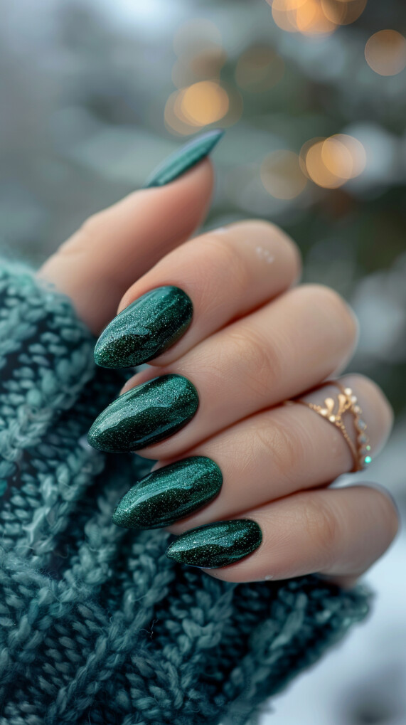 Seaweed Green nail