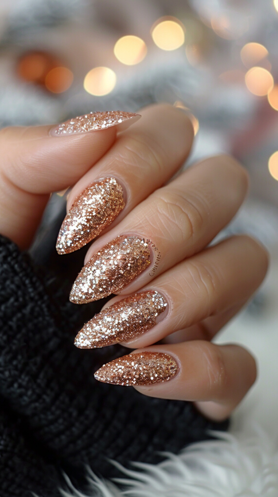 Classic Rose Gold Glitter