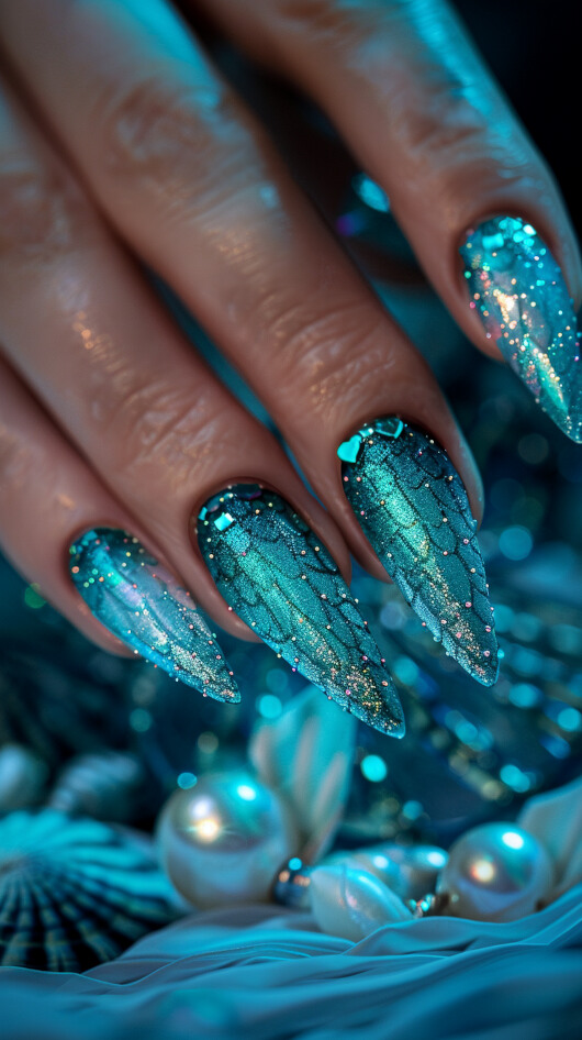 Mermaid's Treasure Nails