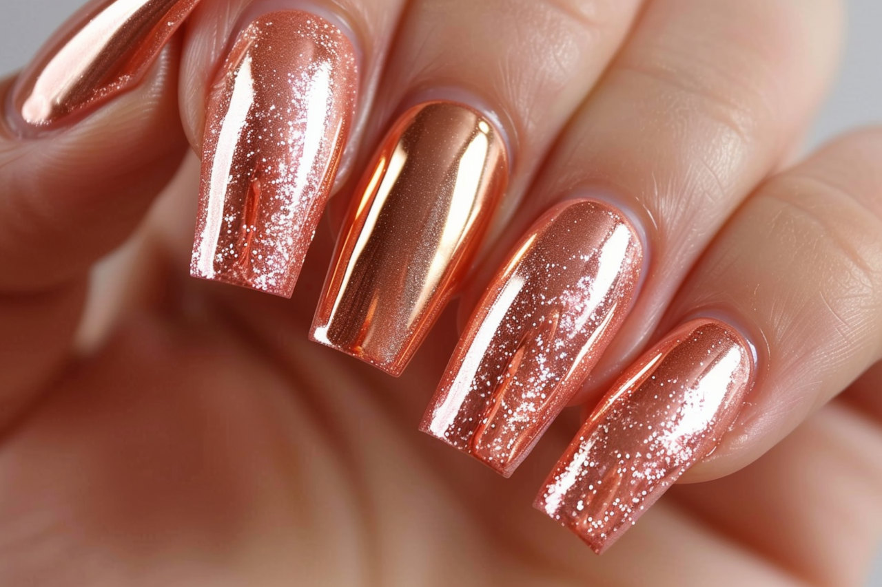 Rose Gold Nail Designs