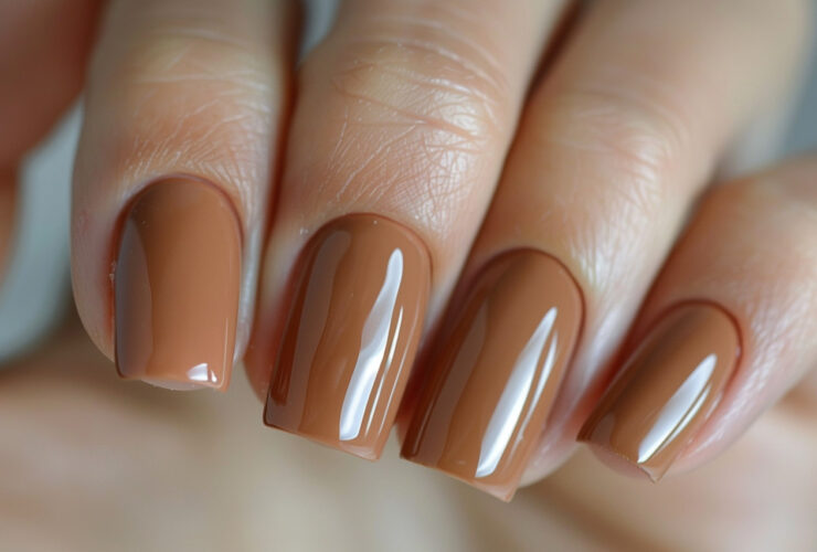 how to get the perfect light brown nails color