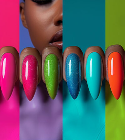 summer neon bright nail colors ideas