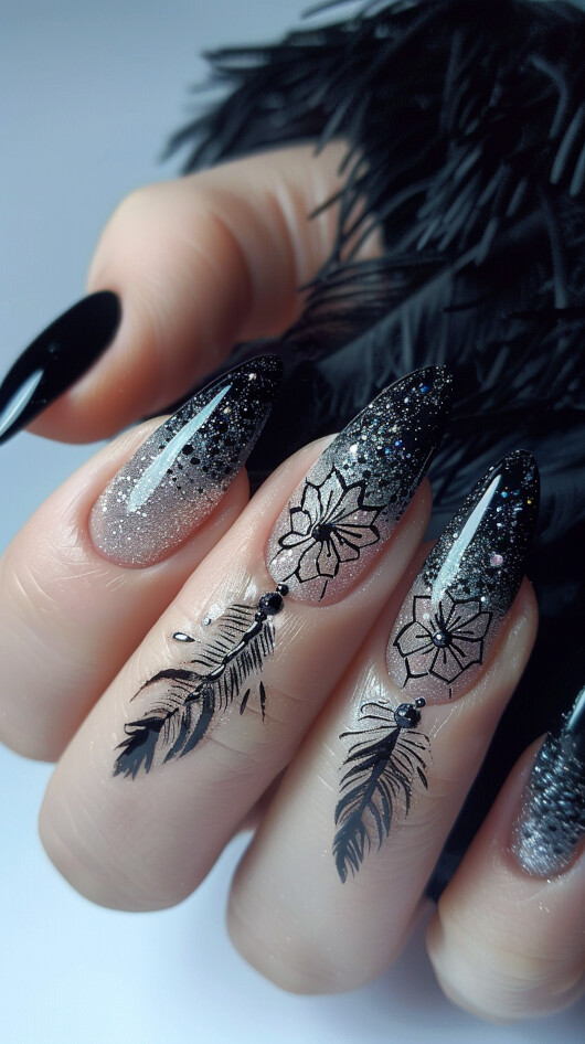 Dreamcatcher Nails