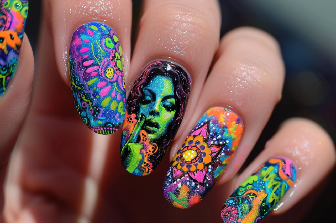 Hippie Nail Designs