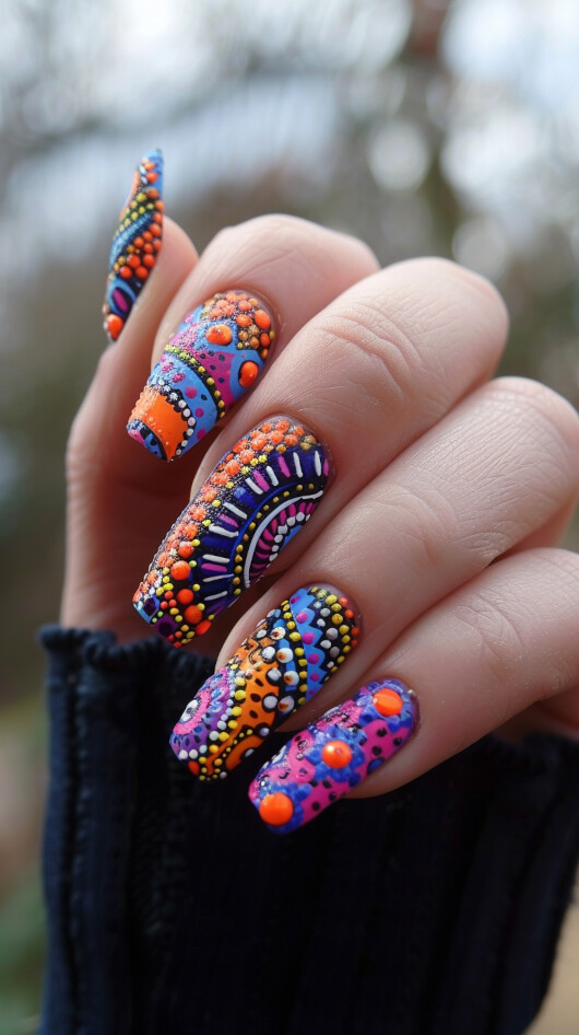 Mandala Nail Art