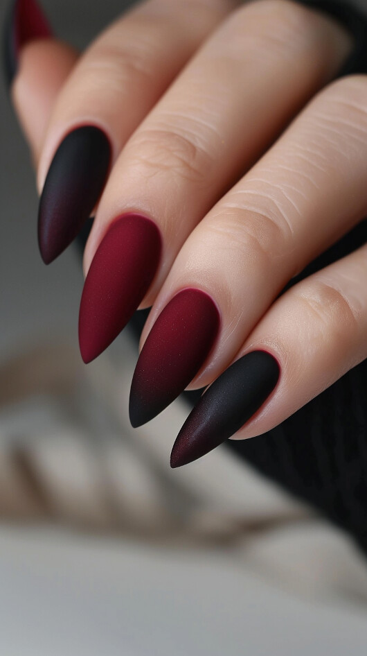 Matte Finishes Fall nail